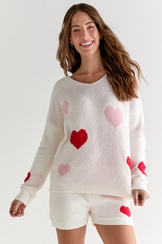Kelly Heart Wubby Lounge Shorts