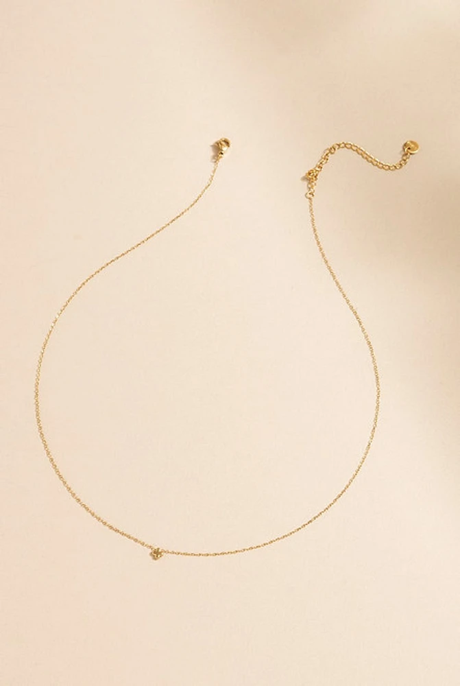 Diann Stainless Steel Clover Pendant Necklace