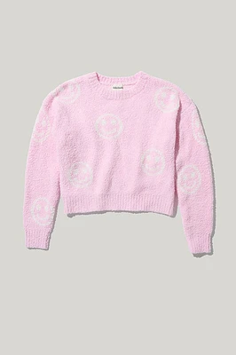 Hello Franki Smiley Wubby Pullover Sweater for girls