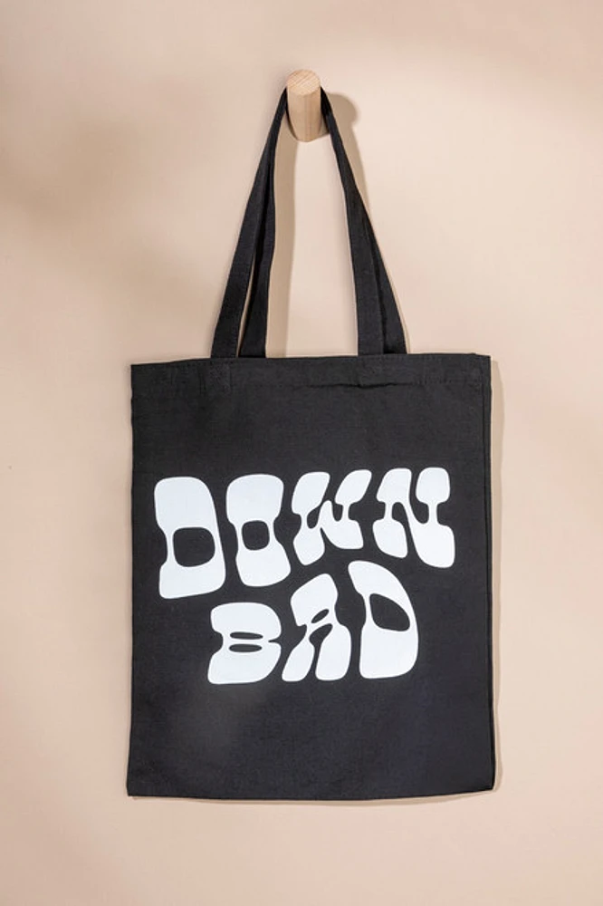 Down Bad Canvas Tote Bag