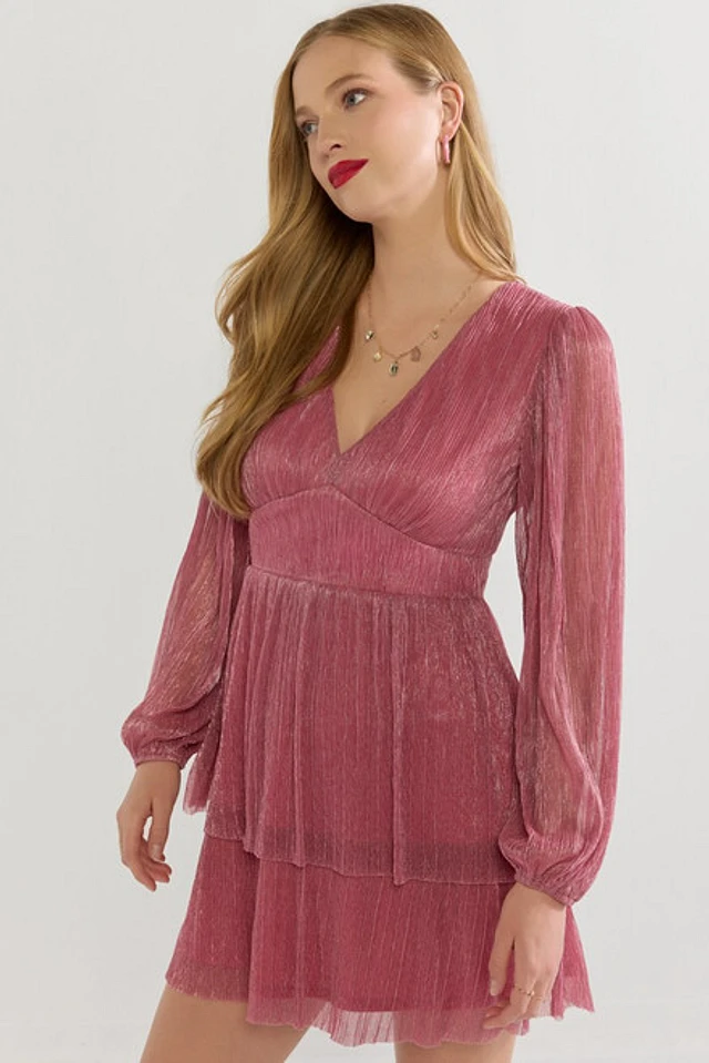 knee length dresses for ladies FRANCESCA MINI DRESS – Voda Boutique main image 0