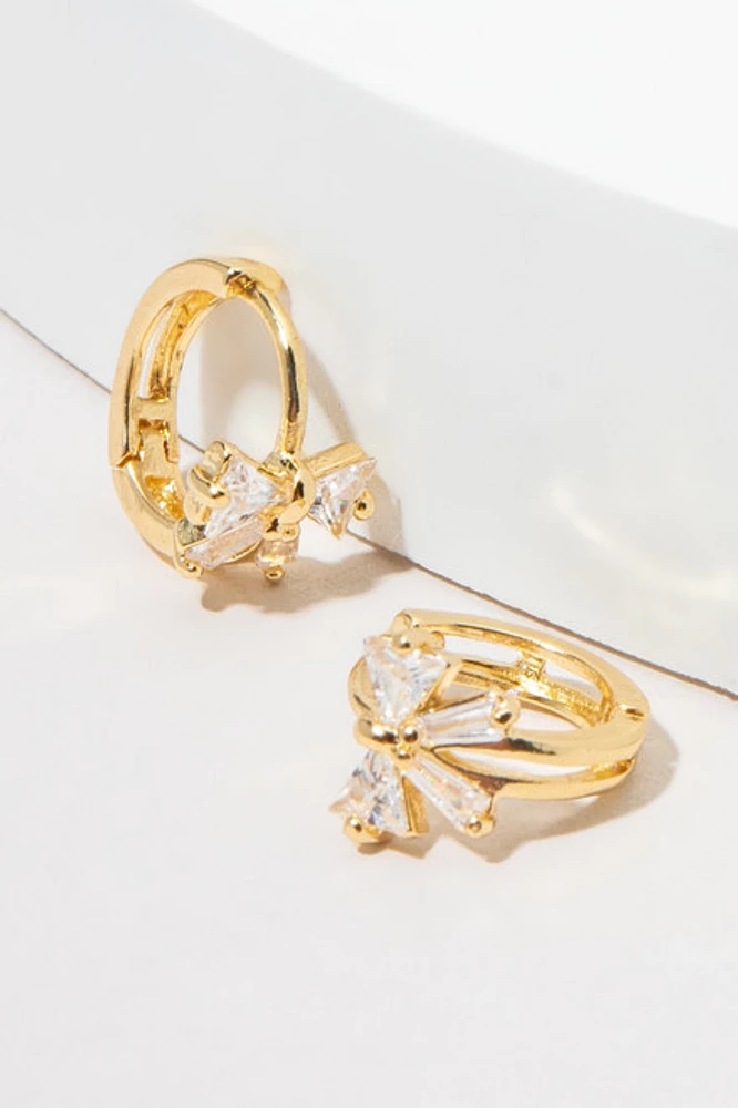 Cary Tiny Huggie Earrings
