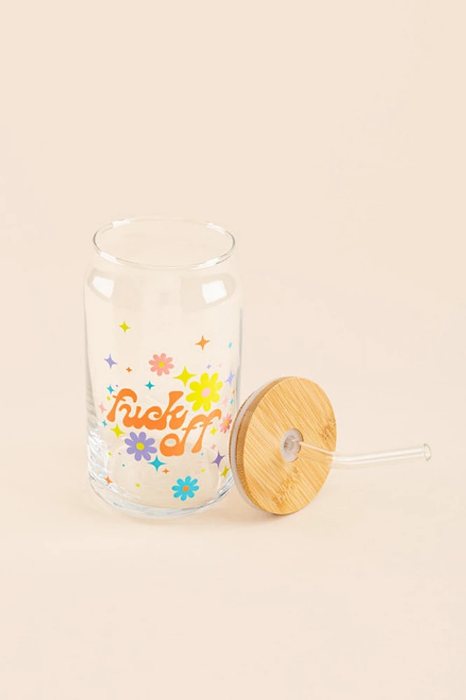 F*ck Off Beer Glass