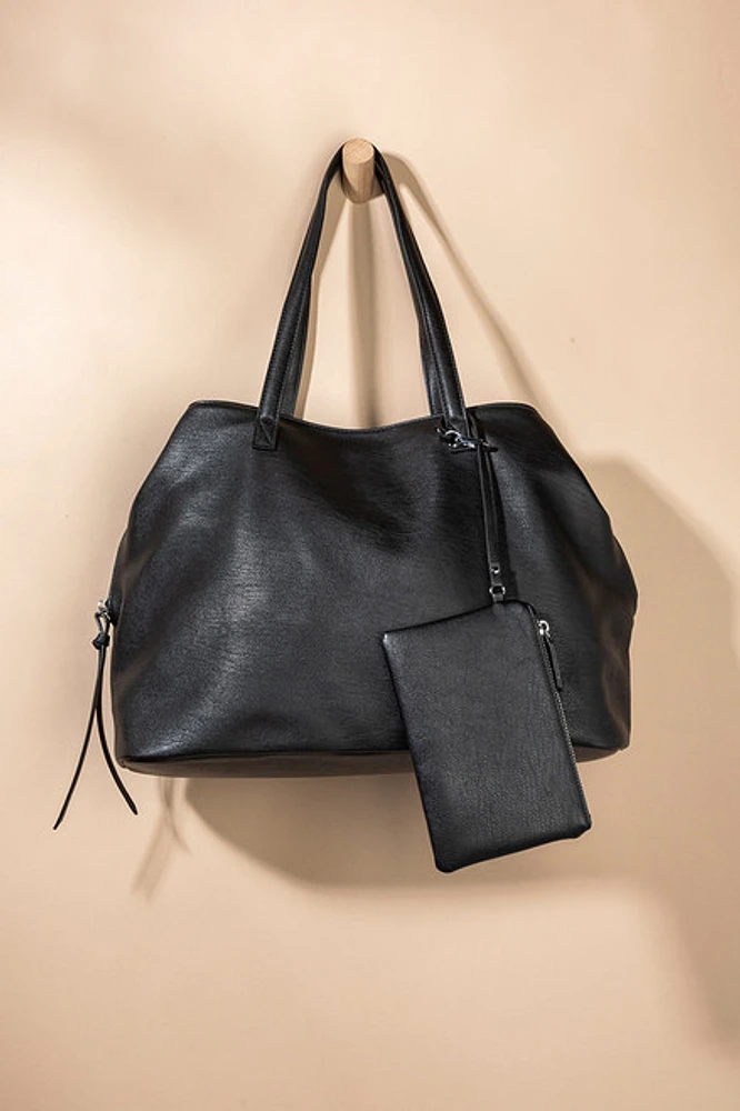 Audrey Slouchy Faux Leather Handbag