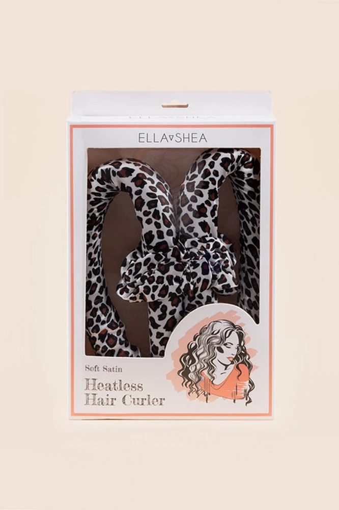 Ella Shea Cheetah Heatless Hair Roller Multi