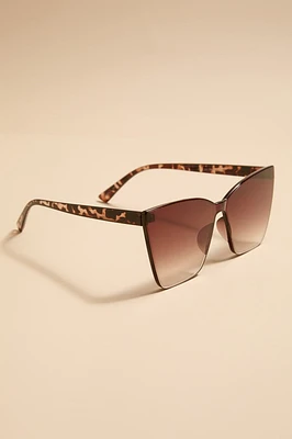 Kelly Mirror Over Frame Cateye Sunglasses