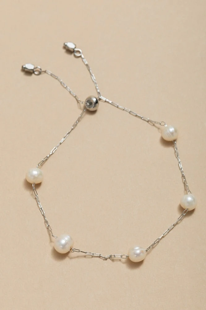 Eva Pearl Station Strand Bracelet