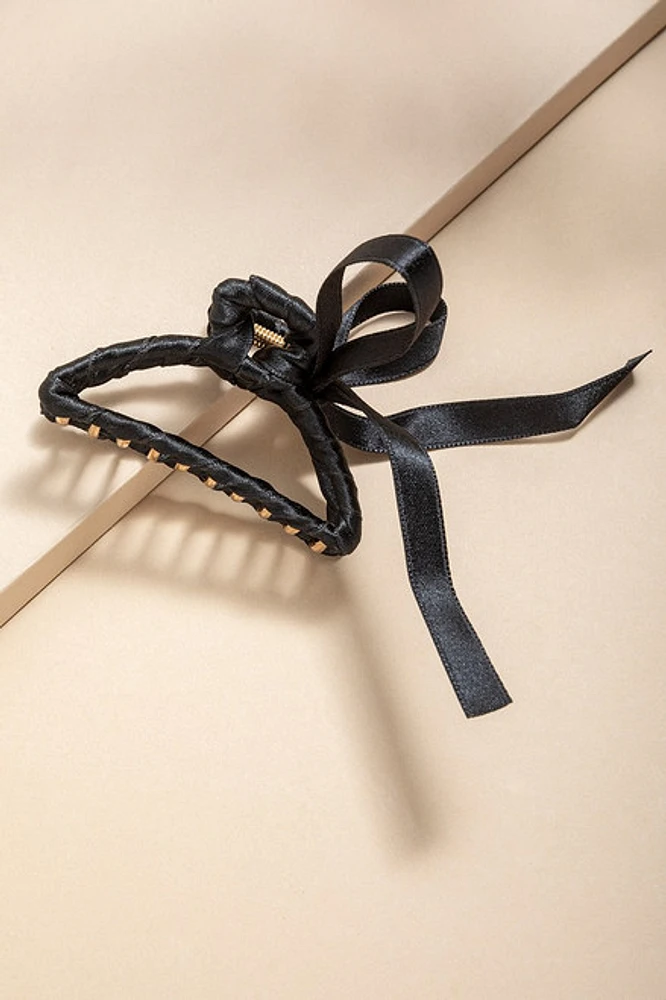 Jessica Ribbon Wrap Bow Hair Claw