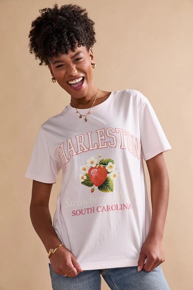 Charlestown Strawberry Graphic Tee