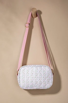 Gina Floral Quilted Crossbody Bag