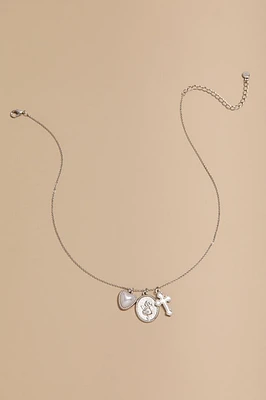 Rhea Shaky Charm Short Drop Necklace