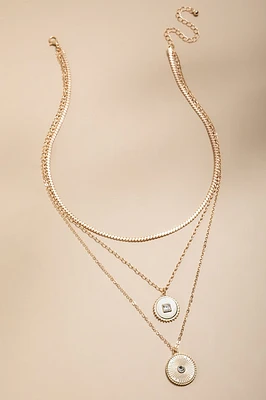 Sharon Layered Pendant Necklace