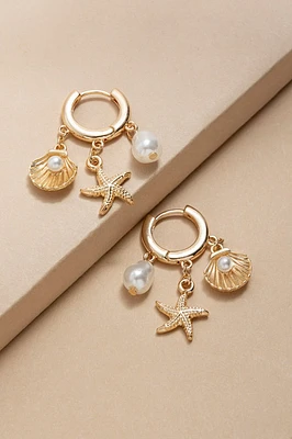 Clara Sea Life Charm Earrings