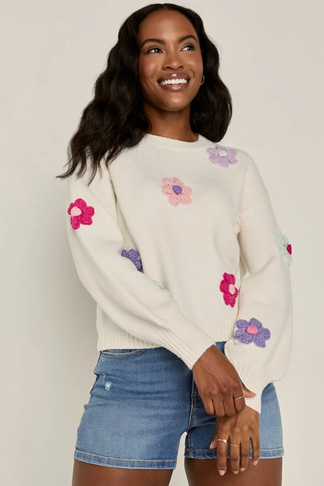 Valerie Daisy Pullover Sweater