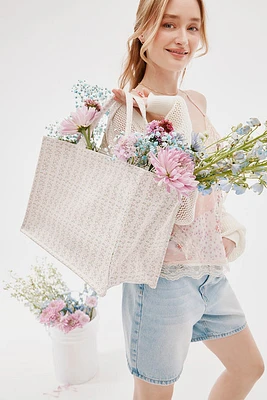 Lucia Floral Tote Bag