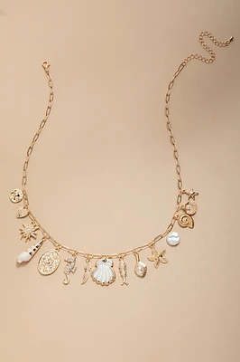 Sue Sea Life Charm Necklace