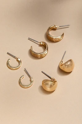 Alice Mixed Hoop Earrings Set