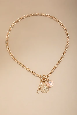 Amelia Nautical Charm Pendant Necklace