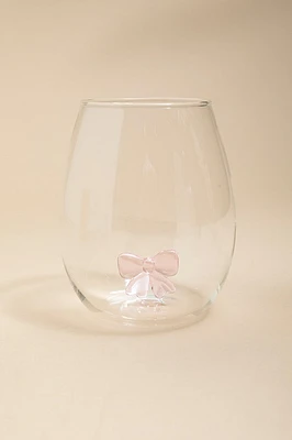 Bow Stemless Wine Glass
