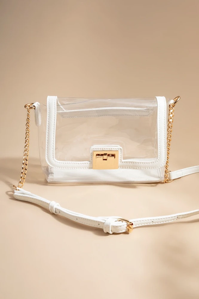 Malvina Clear Crossbody Handbag