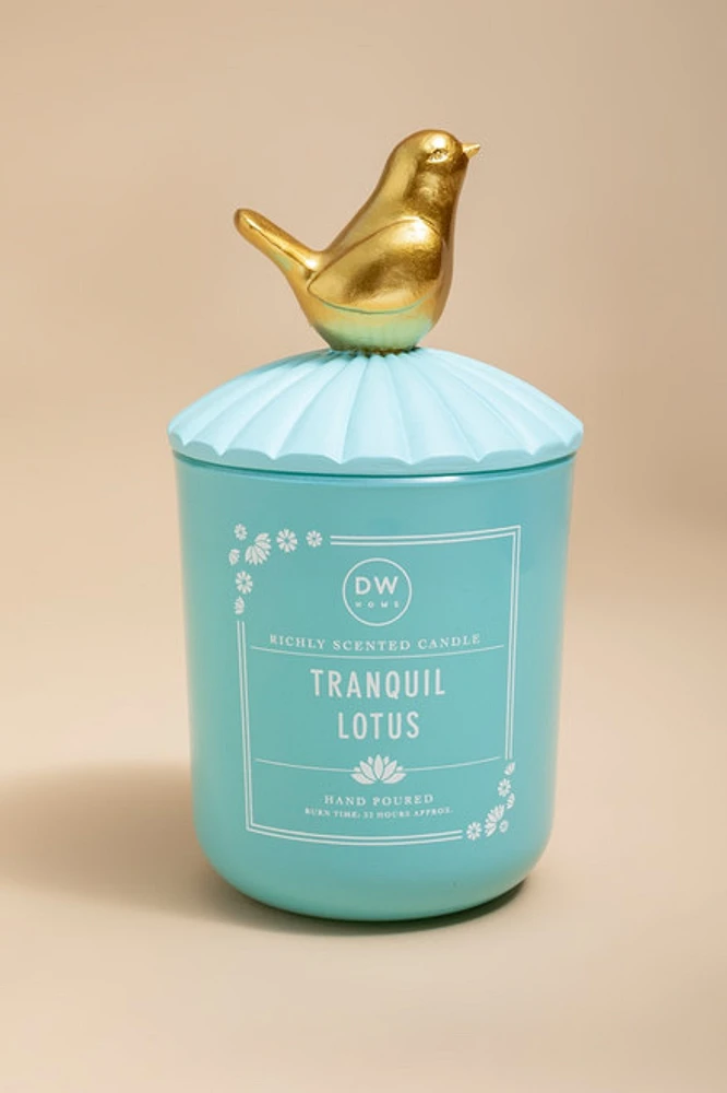 DW Home Tranquil Lotus 11oz Candle Jar