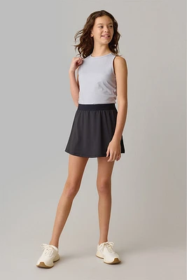 Hello Franki Sport Heather Gray Racer Back Tank Top for girls