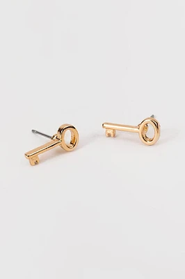 Hello Franki Key Stud Earrings for girls