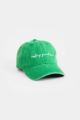 Resting Grinch Face Baseball Hat