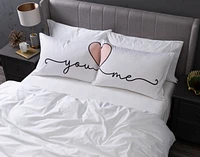 Pillow Talk Pillowcases - You Heart Me - FINAL SALE