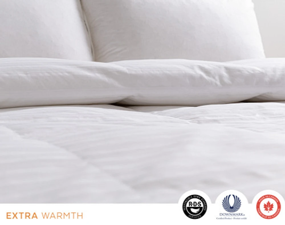 Legacy Canadian Hutterite White Goose Down Duvet, Made