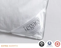 Legacy Canadian Hutterite White Goose Down Duvet, Made