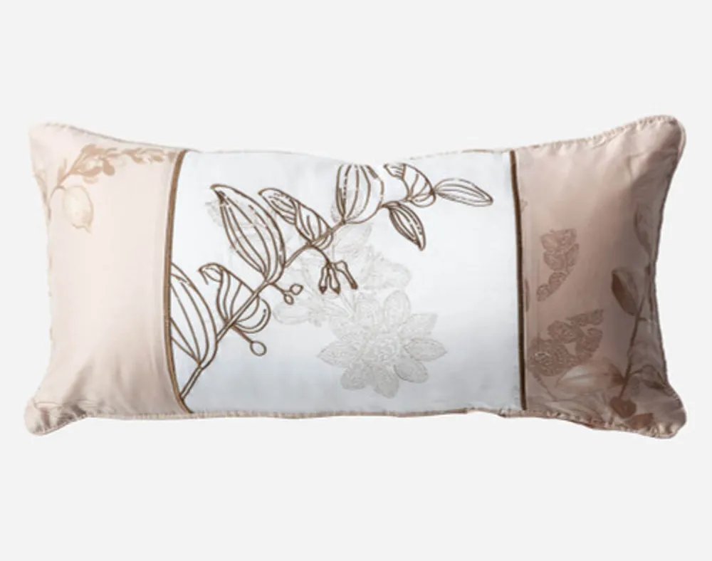 Alder Duvet Cover, TENCEL Lyocell, Botanical, Beige, Queen