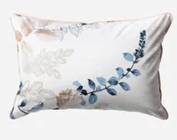 Alder Duvet Cover, TENCEL Lyocell, Botanical, Beige, Queen