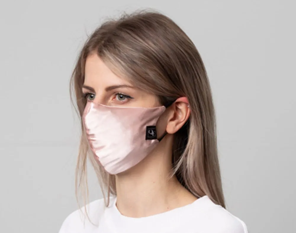 100% Silk Reusable Face Mask Set