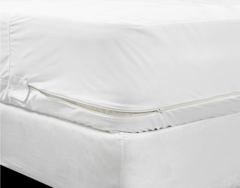 Sleep Shield Anti Bed Bug Mattress Encasement, White,