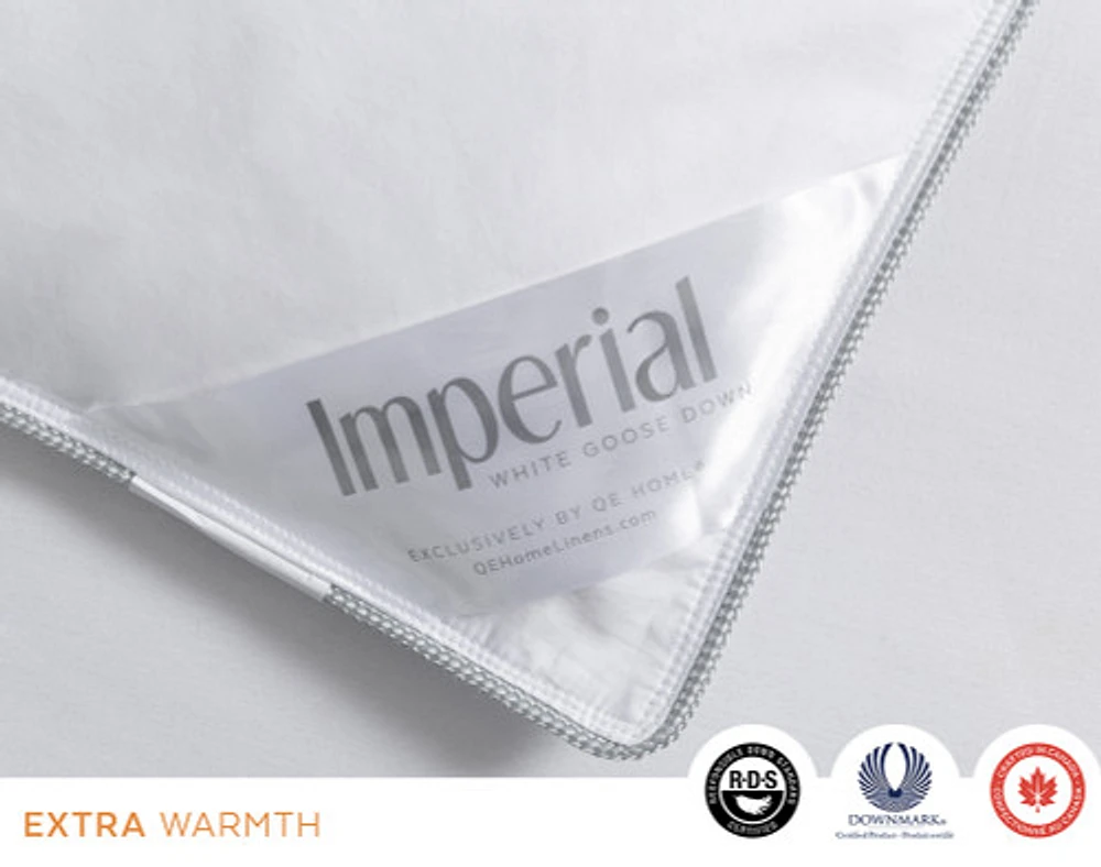 Imperial Hungarian White Goose Down Duvet, Crafted