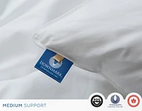 Opula White Down Pillow, Crafted