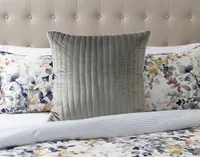 Whim Duvet Cover, Bamboo Cotton, Botanical, White, King
