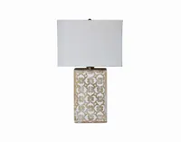 Skye Blossom Table Lamp, Brown