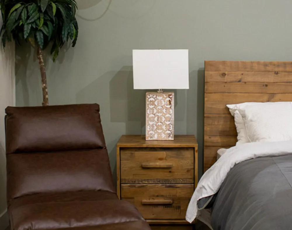 Skye Blossom Table Lamp, Brown