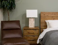 Skye Blossom Table Lamp, Brown