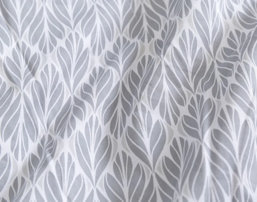 Tamarak Duvet Cover, Bamboo Cotton, Botanical, Purple,