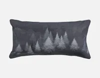 Plateau Boudoir Pillow Cover, Scenic, Grey, 24" x 12"