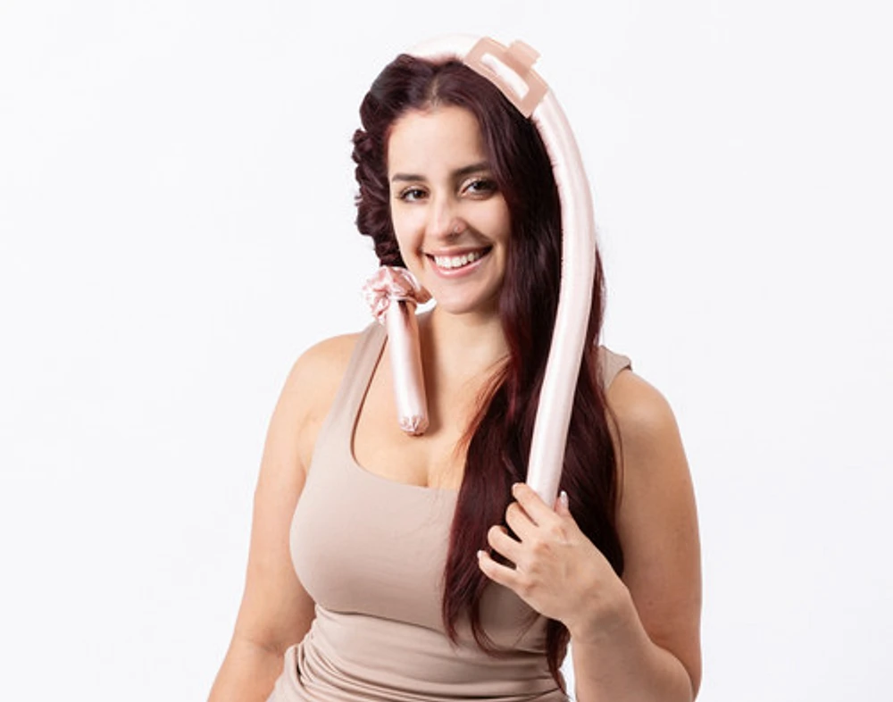 100% Mulberry Silk Wrapped Heatless Curler Set
