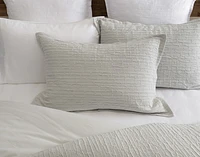 Montego Duvet Cover, Cotton, Geometric, Green, King
