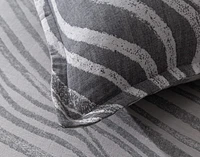 Cavalo Duvet Cover, Cotton, Geometric, Grey,