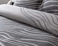 Cavalo Duvet Cover, Cotton, Geometric, Grey,