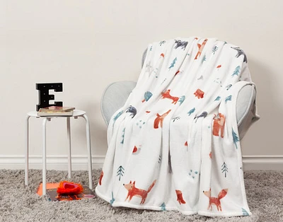 Kids' Fleece Velveteen Throw
