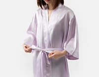 Silk Blend Kimono Robe