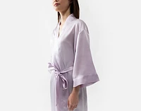 Silk Blend Kimono Robe